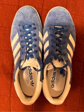 Blue Adidas Gazelle Sneakers